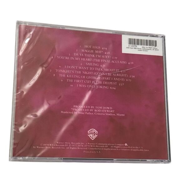 ROD STEWART Greatest Hits ( CD , Warner Bros. ) SEALED - Picture 2 of 4